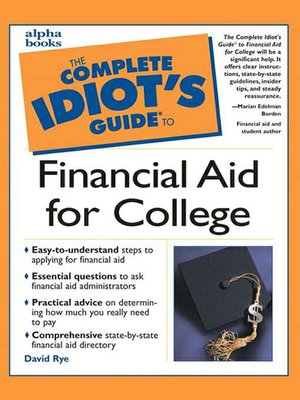 The Complete Idiot's Guide to Financial Aid for College - ebook